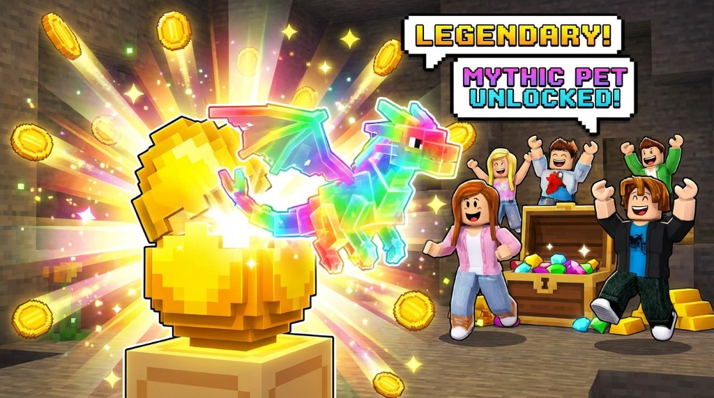 How to Get Mythic Pets Guide - Break a Lucky Block Roblox